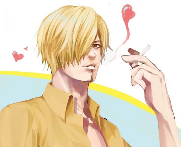 Sanji với nụ cười tỏa nắng