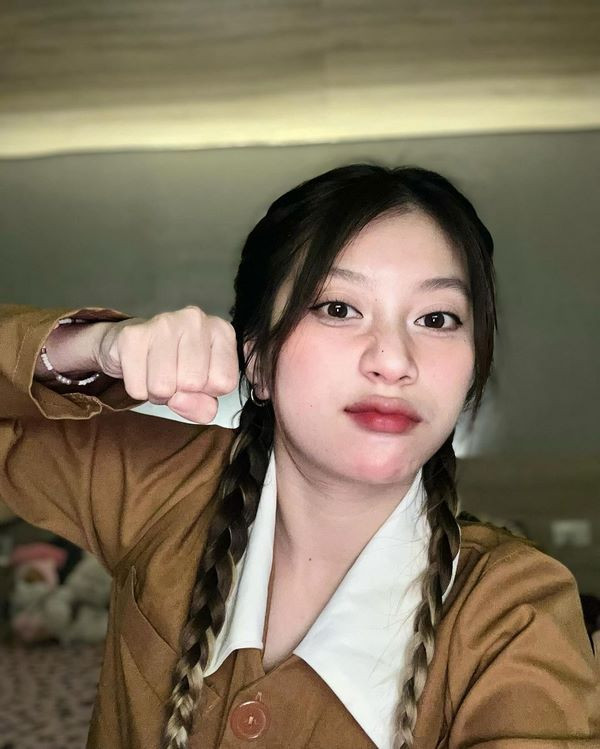 Linh Racy trong video TikTok triệu view