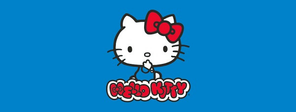 Hình nền Hello Kitty với họa tiết hoa anh đào cho máy tính