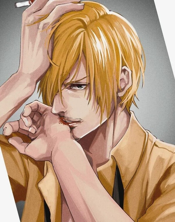 Sanji với chiếc mũ rơm