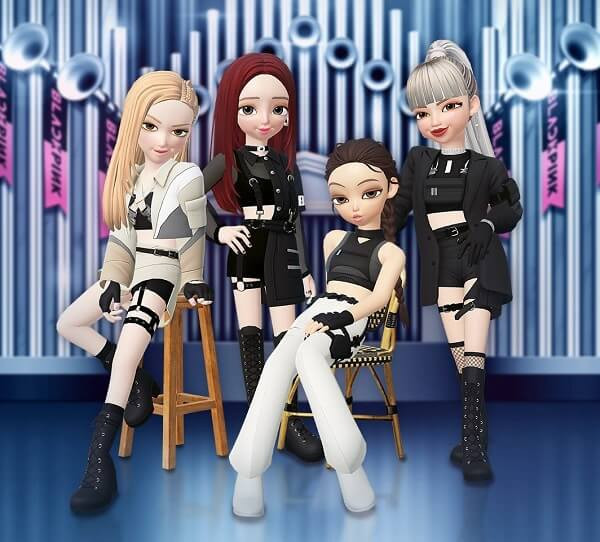 Hình nền Blackpink chibi - hoạt hình đáng yêu