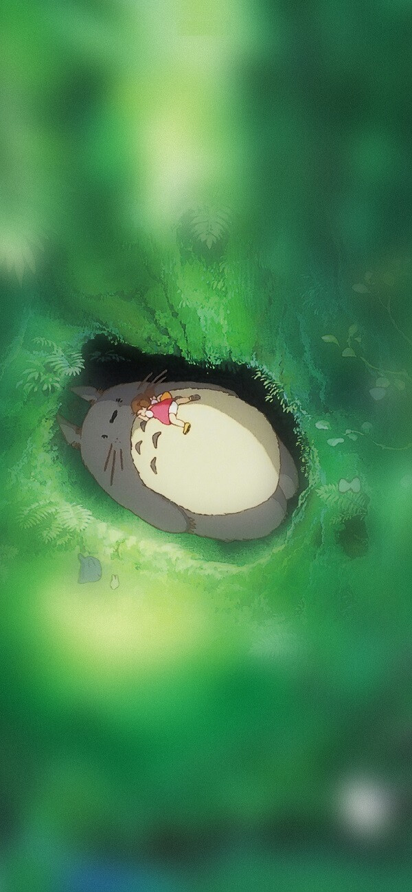 Hình nền Totoro, Mei và Satsuki trên điện thoại