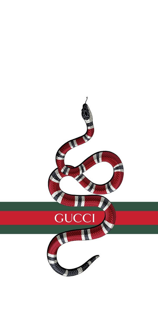 Hình nền Gucci logo đơn giản cho iPhone