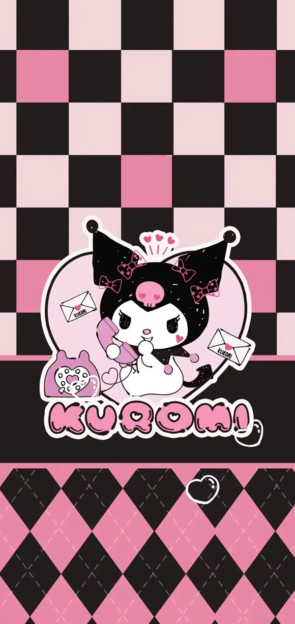 Hình nền Kuromi phong cách chibi