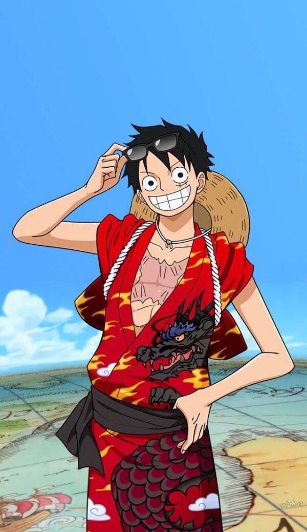 Hình nền Luffy sử dụng Haki