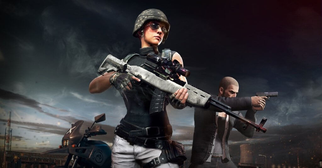 Hình nền PUBG 4K với cảnh nhảy dù xuống đảo