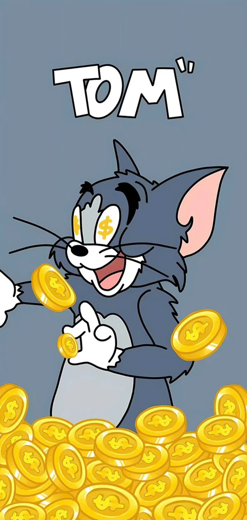 Hình nền Tom và Jerry 4K chạy đua