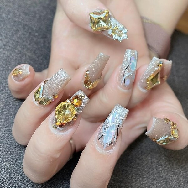 Nail mắt mèo kim cương 2