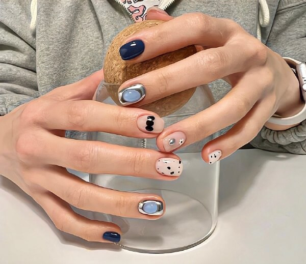 Mẫu nail đẹp đơn giản 4