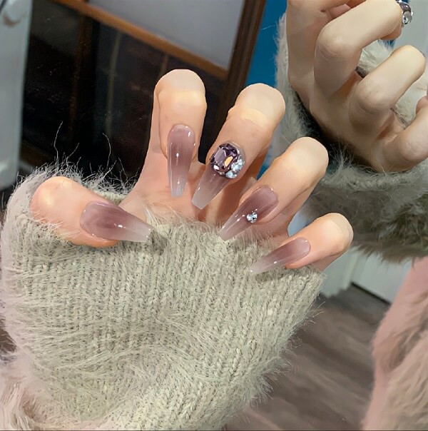 Mẫu nail đẹp nhẹ nhàng 1