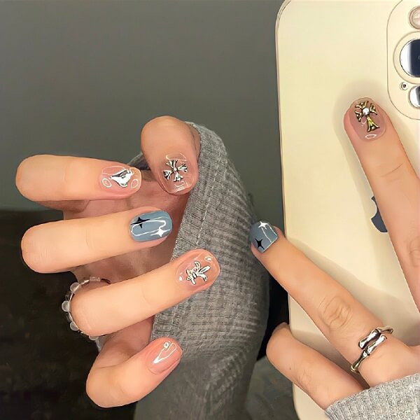 Mẫu nail đẹp nhẹ nhàng 6