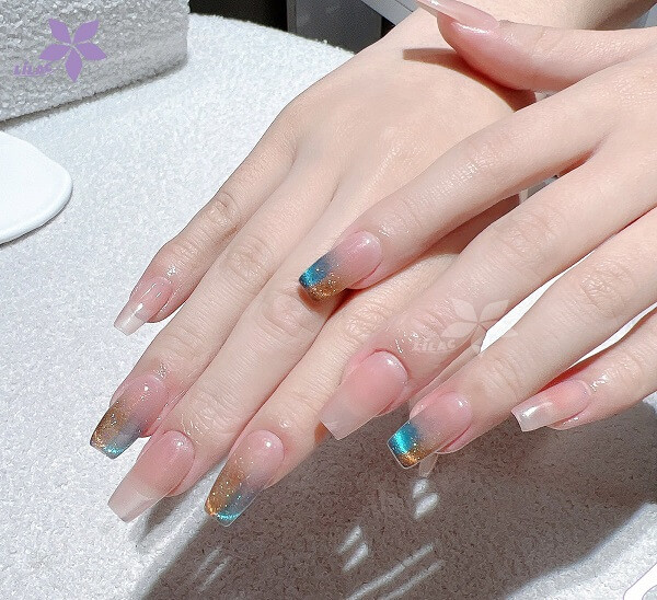 Mẫu nail mắt mèo 1