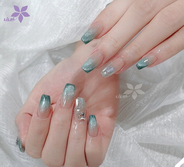 Mẫu nail mắt mèo 3