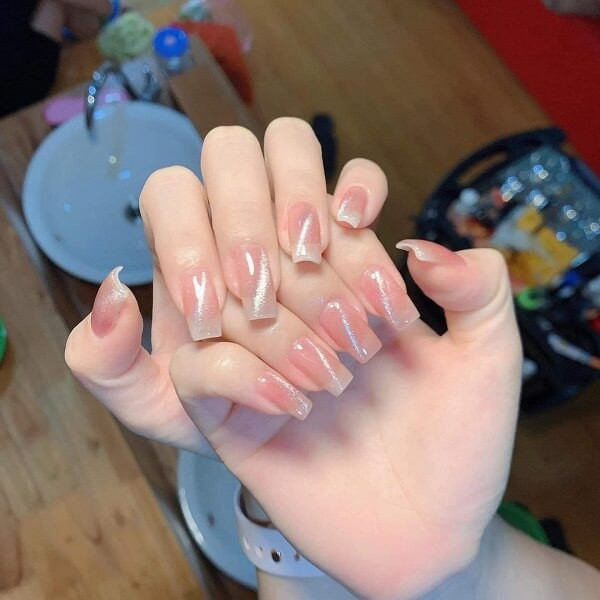 Mẫu nail mắt mèo 5