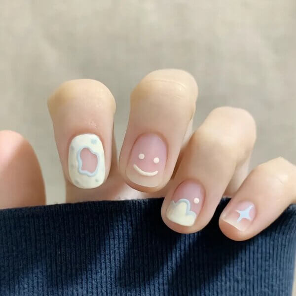 Mẫu nail họa tiết trái cây