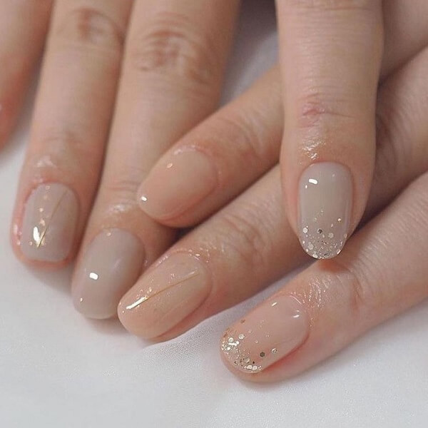 Mẫu nail nhẹ nhàng với tông màu pastel